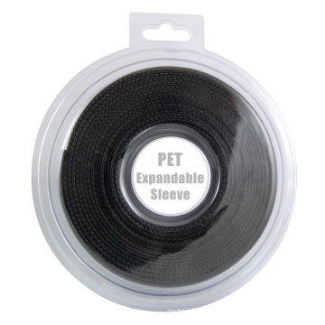 1/4" Pet Expandable Braided Sleeving - 25FT (Black)